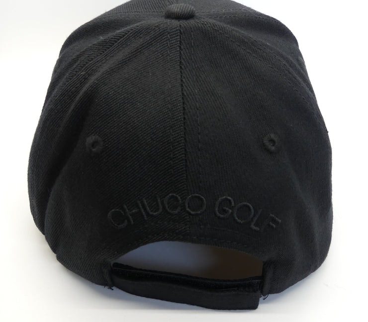 NEW Chuco Golf Sport Hat- State Puff- Black