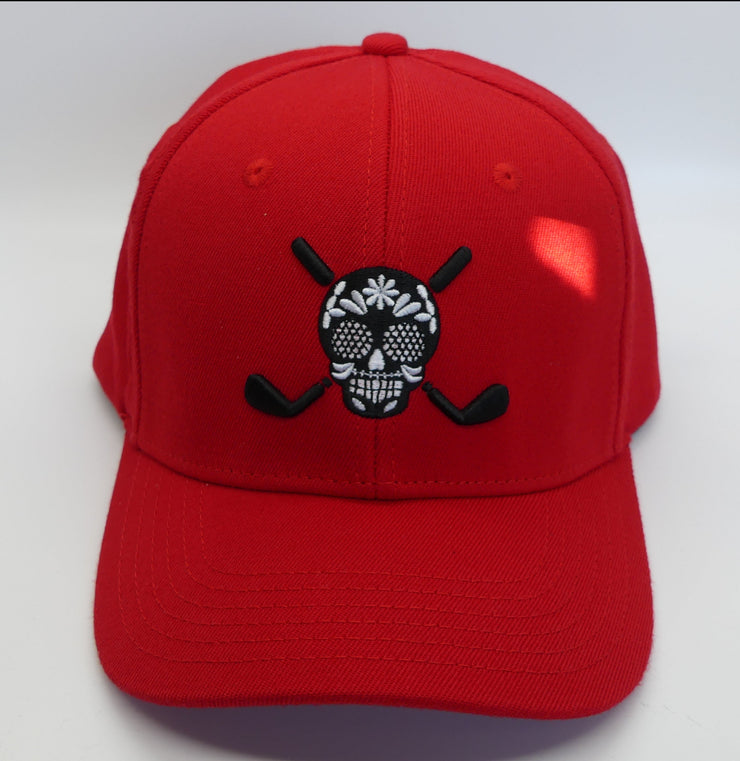 NEW Chuco Golf Sport Hat- State Puff- Red