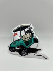 NEW Chuco Golf Decal- 4" Roll'n Cart
