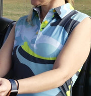 Chuco Golf Women's Sport - Riverwalk Dress- Aqua Green