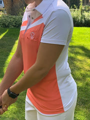 Chuco Women's Sport Polo- Peach