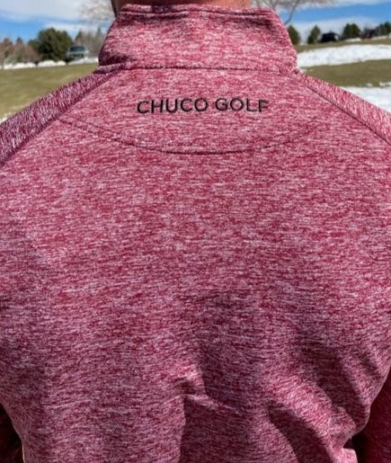 Chuco QTR Sport Zip- Red Fleece Lined