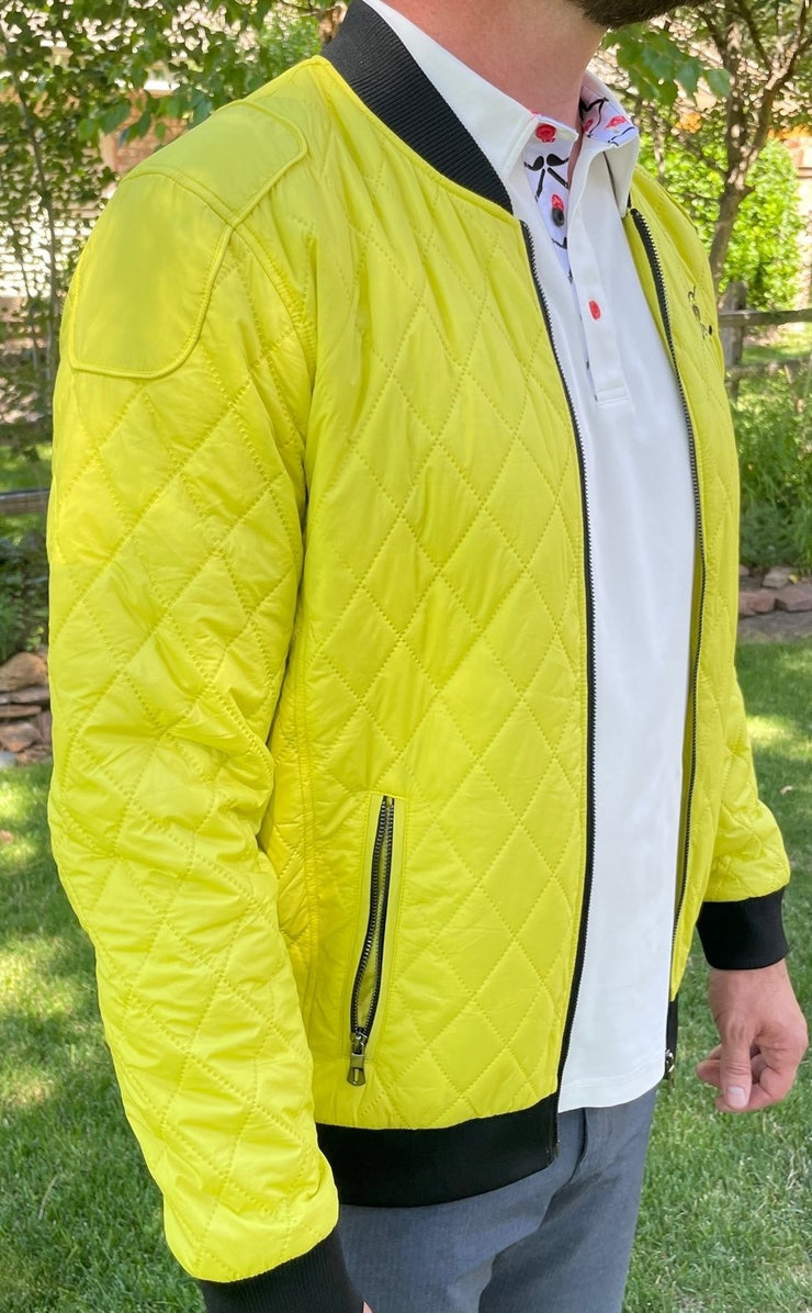 CHUCO GOLF Sport Jacket - Yellow Dragon Moto